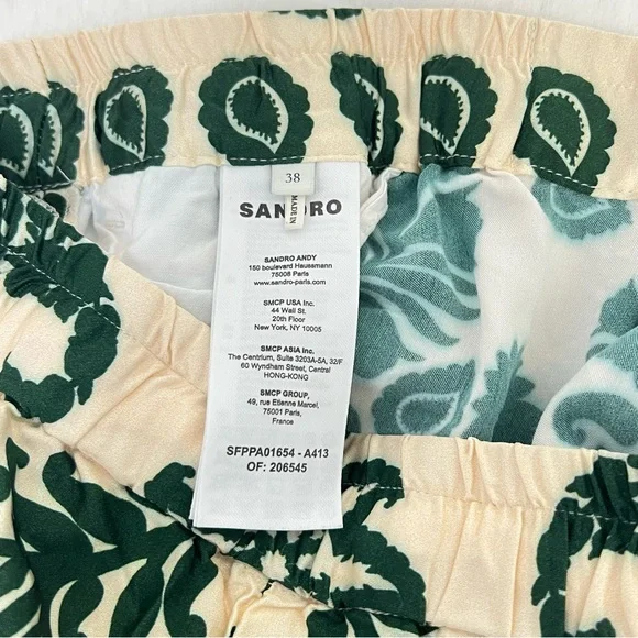 NWOT Sandro Cavalaire Trousers w/ small, faint mark on back - Picture 10 of 12